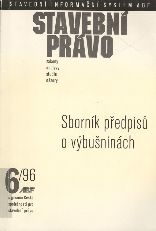 Sborník předpisů o výbušninách