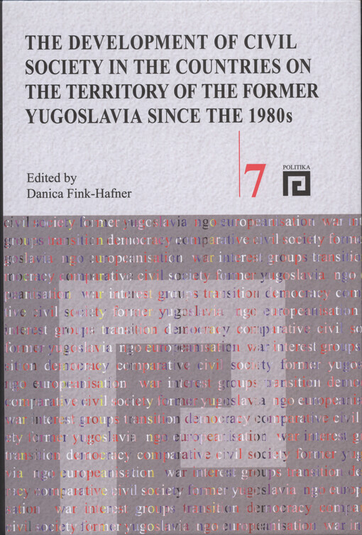 Development of civil society in the countries on the territory of the former Yugoslavia since the 1980s
