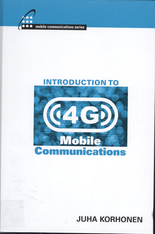 Introduction to 4G mobile communications