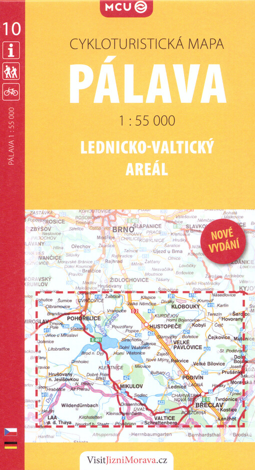 Pálava : Lednicko-valtický areál : cykloturistická mapa 1:55 000