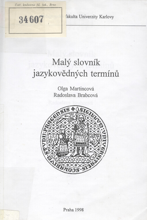 Malý slovník jazykovědných termínů