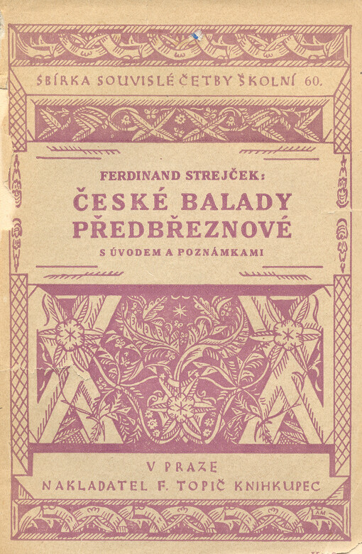 České balady předbřeznové :s úvodem a poznámkami