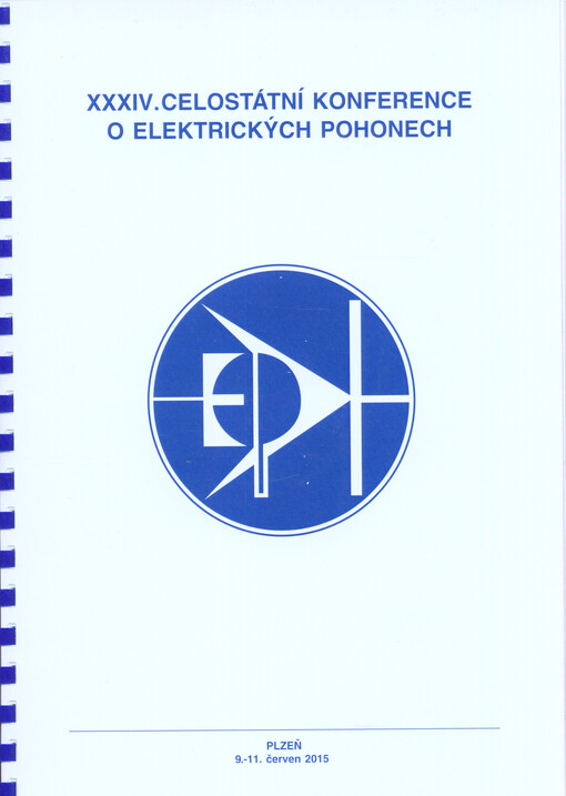 ... celostátní konference o elektrických pohonech : Plzeň ...