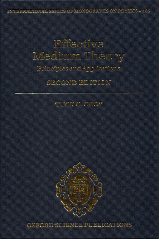 Effective medium theory : principles and applications