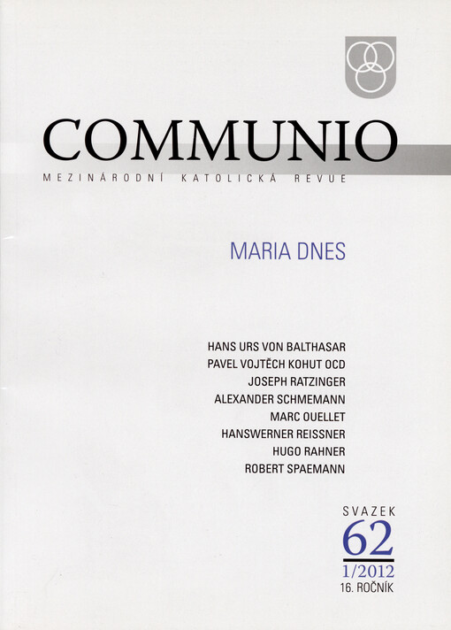 Mezinárodní katolická revue Communio