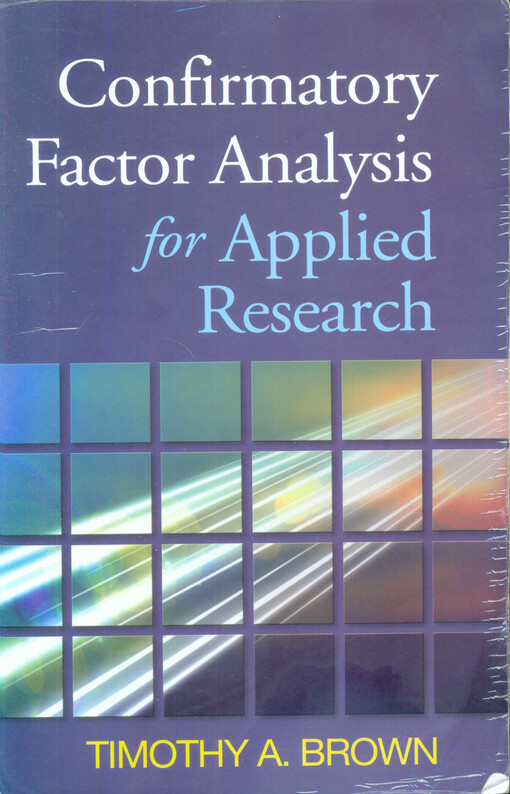 Confirmatory factor analysis for applied research
