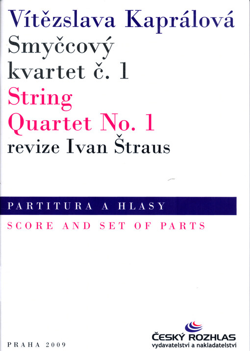 Smyčcový kvartet č. 1 String quartet no. 1
