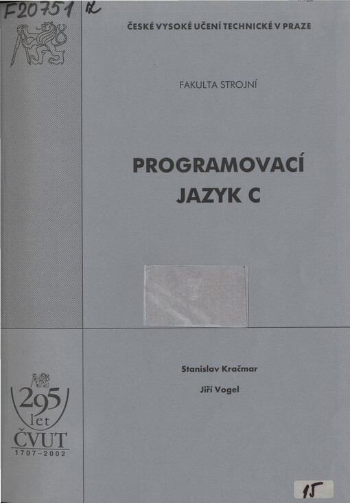 Programovací jazyk C 