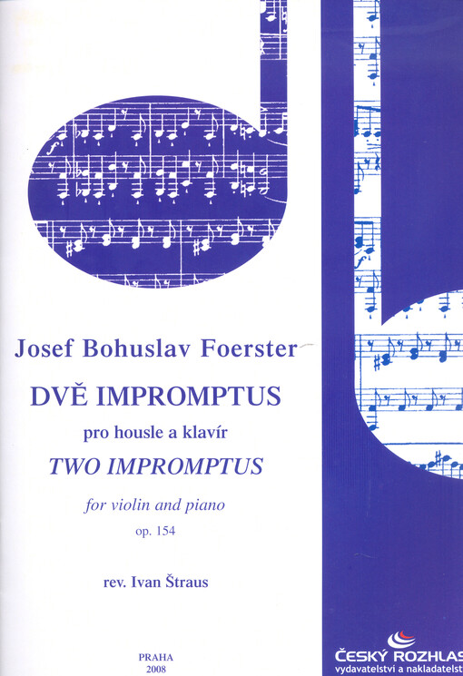 Dvě impromptus pro housle a klavírTwo impromtus for violin and piano : op. 154