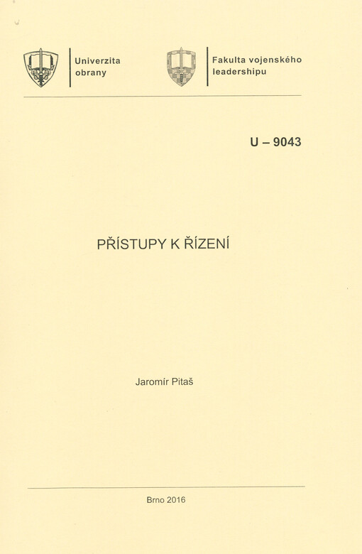 Přístupy k řízení