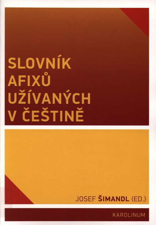 Slovník afixů užívaných v češtině