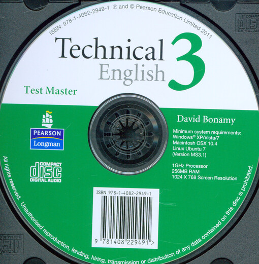 Technical English 3, teacher’s book ; CD-ROM