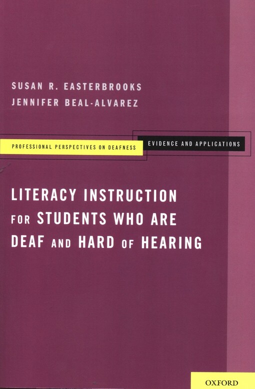 Literacy instruction for students who are deaf and hard of hearing