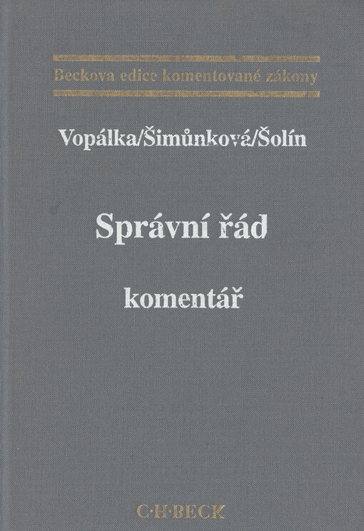 Správní řád : komentář