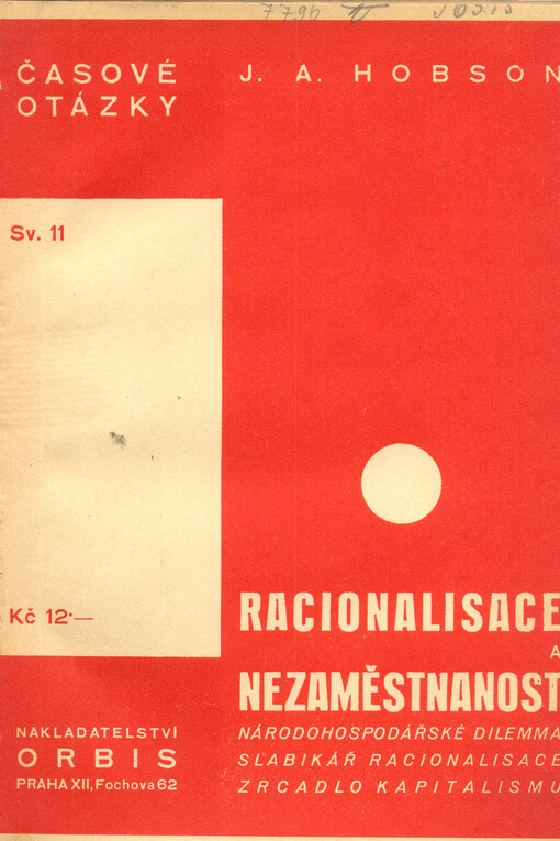 Racionalisace a nezaměstnanost :národohospodářské dilemma