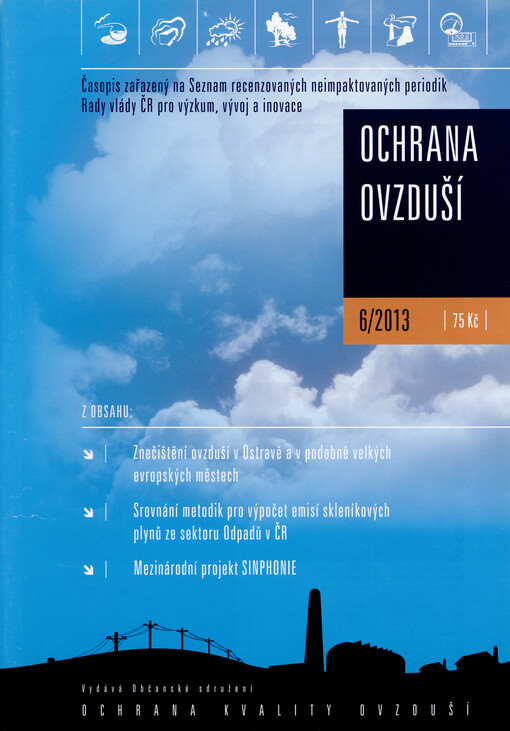 Ochrana ovzduší : dvouměsíčník České asociace pro prevenci znečišťování ovzduší (CA-IUAPPA)