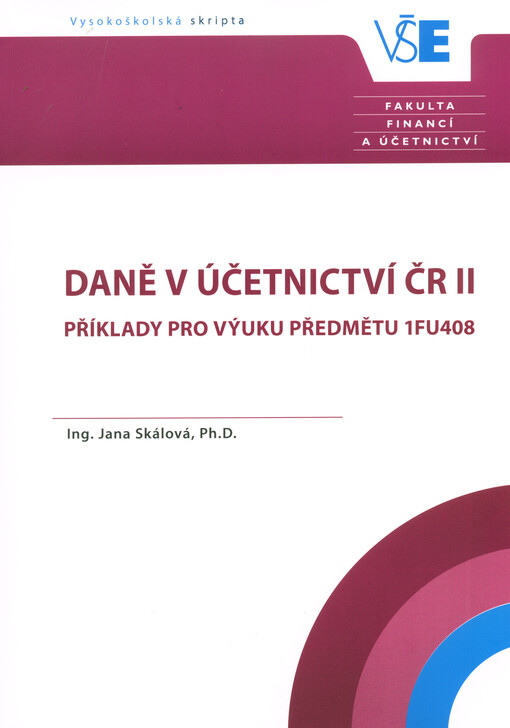 Daně v účetnictví ČR II.