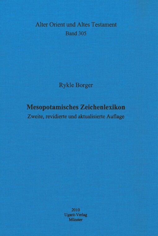 Mesopotamisches Zeichenlexikon