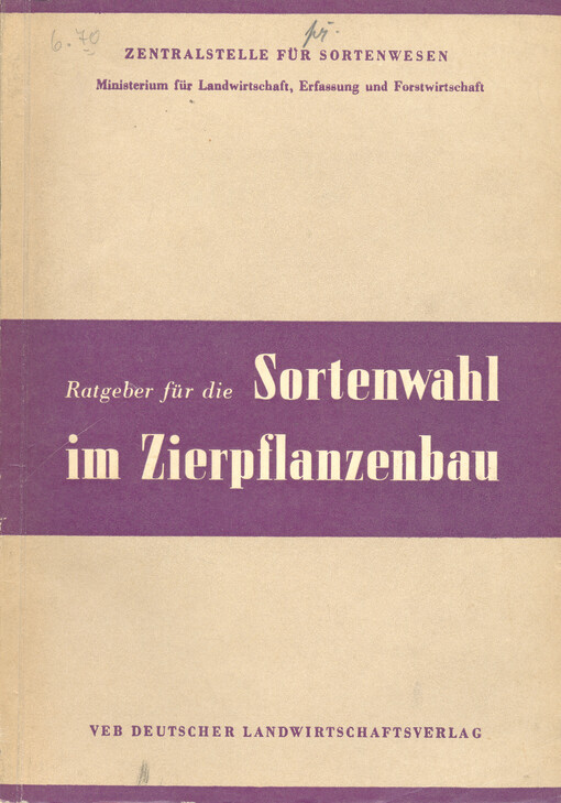 Ratgeber für die Sortenwahl in Zierpflanzenbau