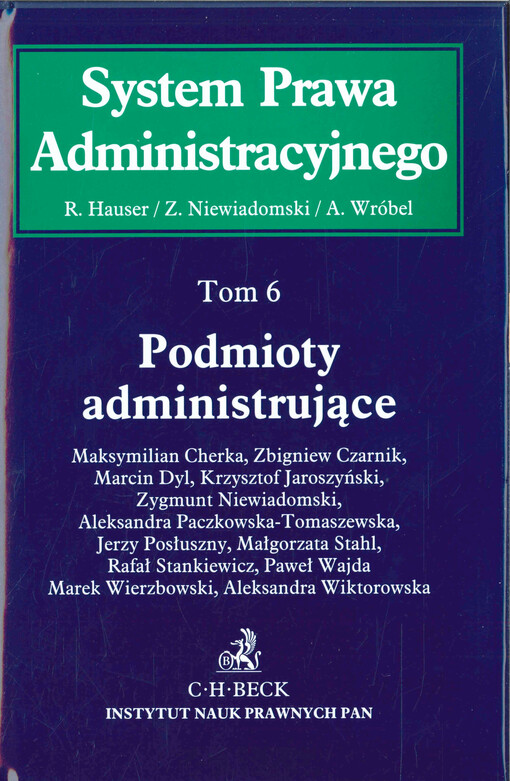Podmioty administrujące