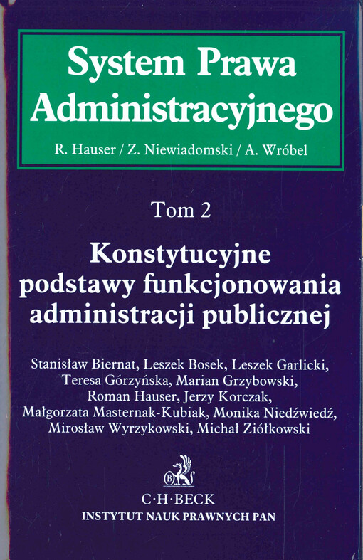 Konstytucyjne podstawy funkcjonowania administracji publicznej