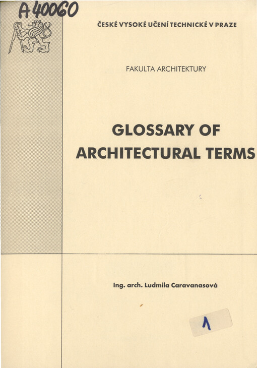 Glossary of architectural terms