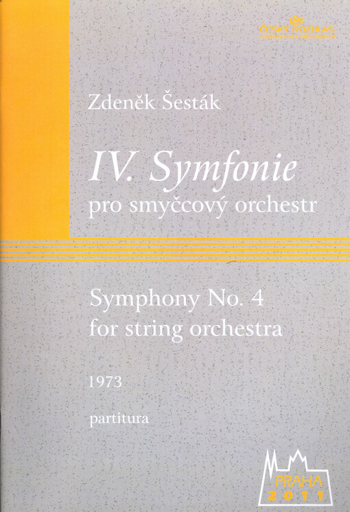 IV. symfonie pro smyčcový orchestr1973 = Symphony No. 4 for string orchestra