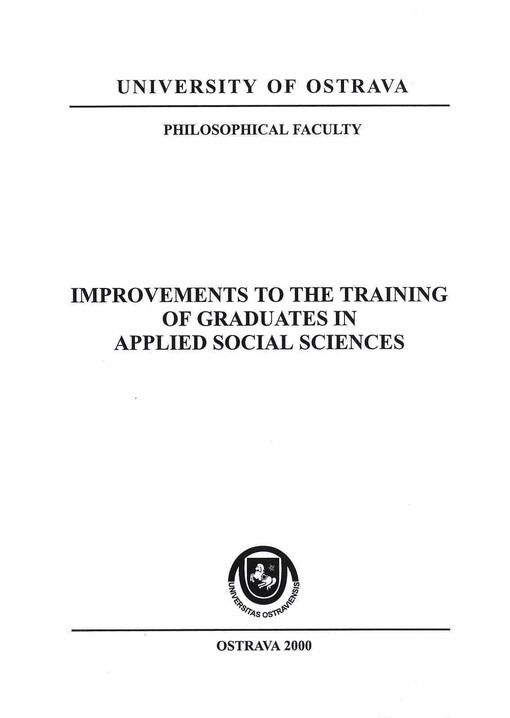 Improvements to the training of graduates in applied social sciences