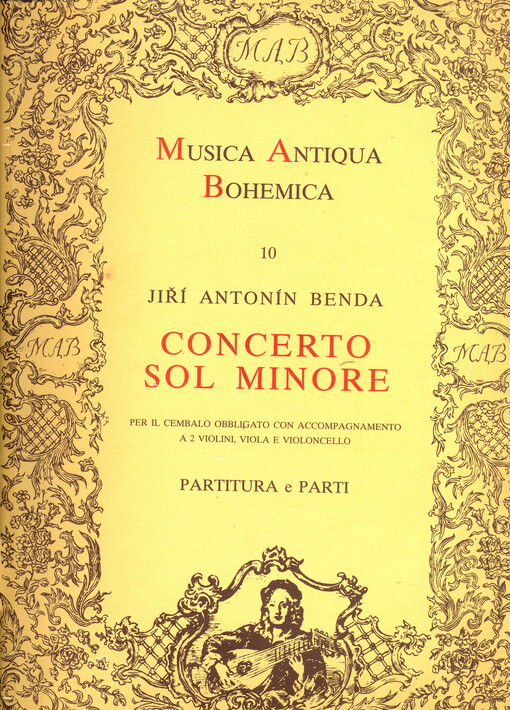 Concerto in g mollper il cembalo obbligato con accompagnamento a 2 violini, viola e violoncello