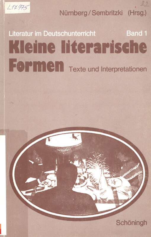 Kleine literarische Formen : Texte und Interpretationen