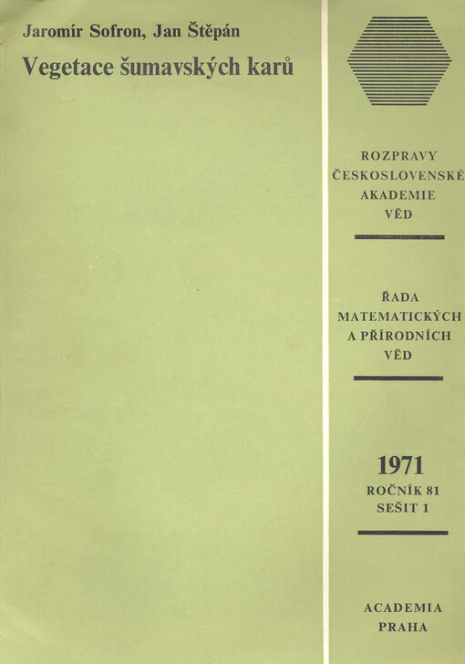 Vegetace šumavských karů