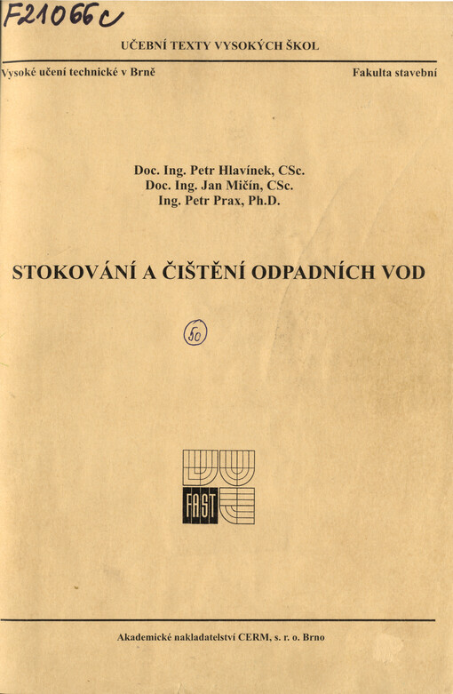 Stokování a čištění odpadních vod