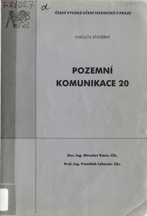 Pozemní komunikace 20