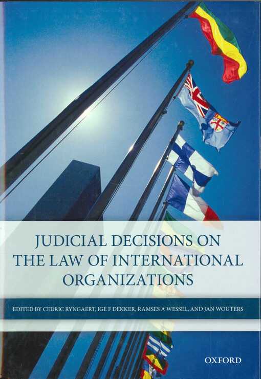 Judicial decisions on the law of international organizations