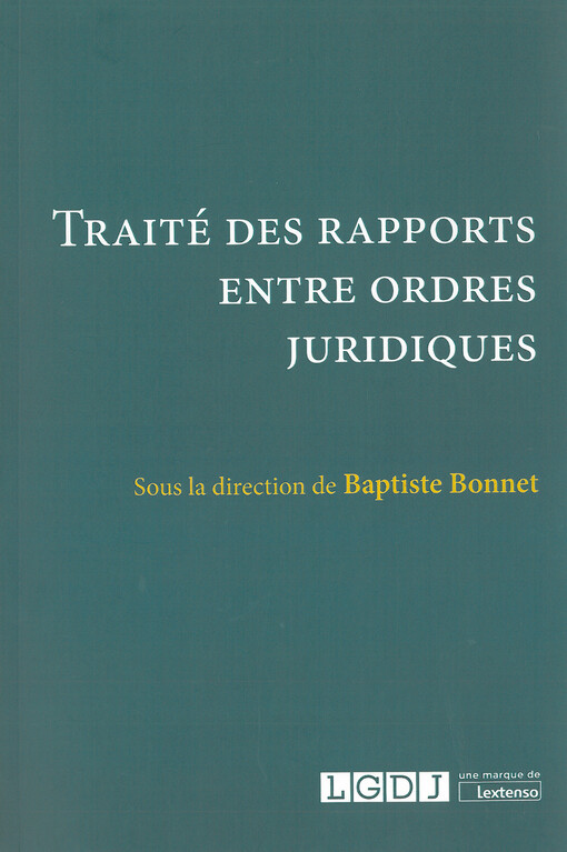 Traité des rapports entre ordres juridiques