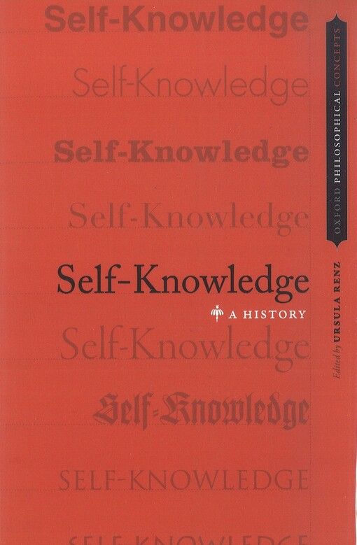 Self-knowledge : a history