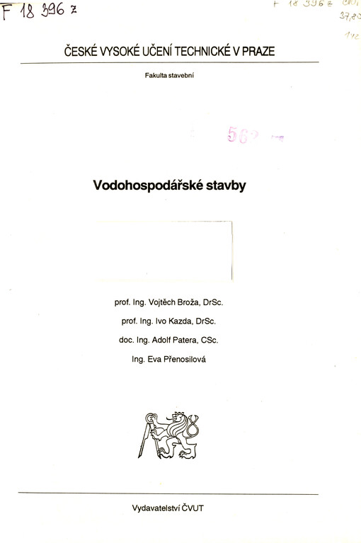 Vodohospodářské stavby