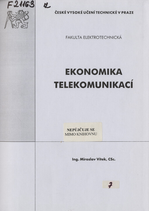 Ekonomika telekomunikací