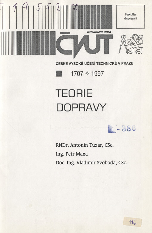 Teorie dopravy