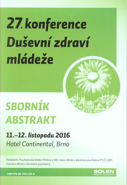 ... konference Duševní zdraví mládeže : sborník abstrakt : ...