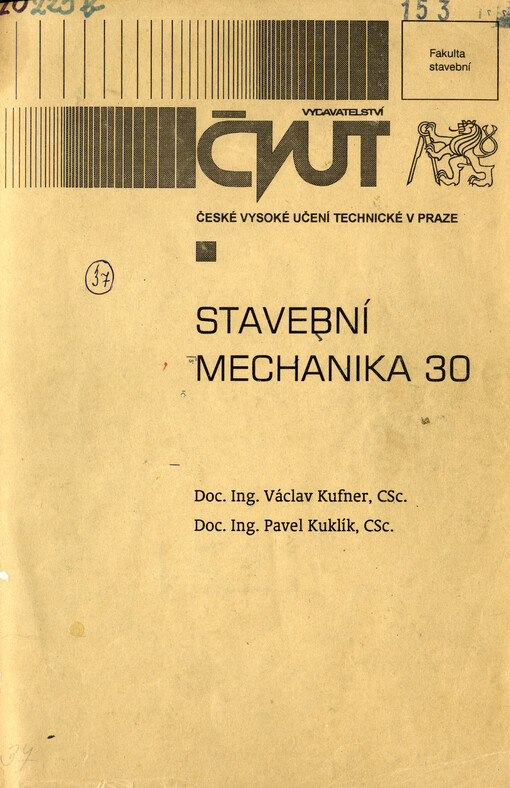 Stavební mechanika 30