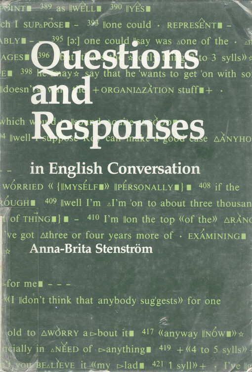 Questions and responses in English conversation