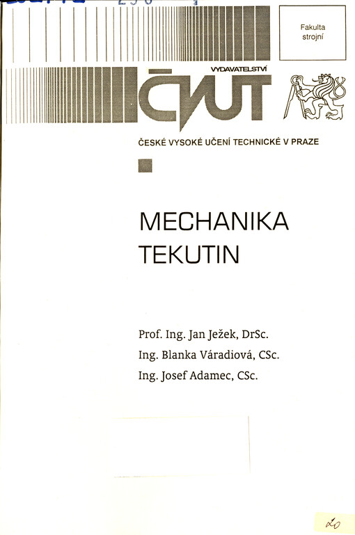 Mechanika tekutin