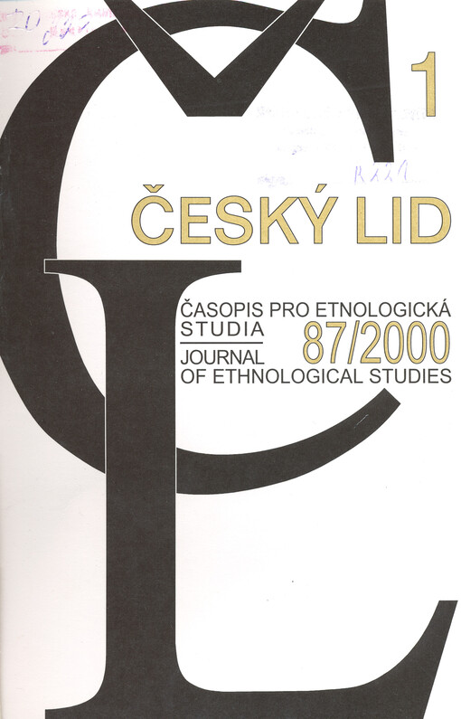 Český lid : sborník věnovaný studiu lidu českého v Čechách, na Moravě, ve Slezsku a na Slovensku