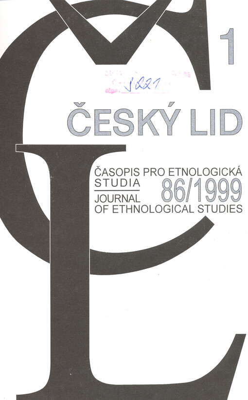 Český lid : sborník věnovaný studiu lidu českého v Čechách, na Moravě, ve Slezsku a na Slovensku