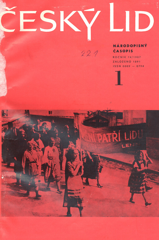 Český lid : sborník věnovaný studiu lidu českého v Čechách, na Moravě, ve Slezsku a na Slovensku