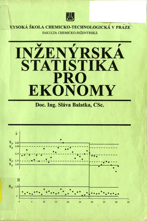 Inženýrská statistika pro ekonomy