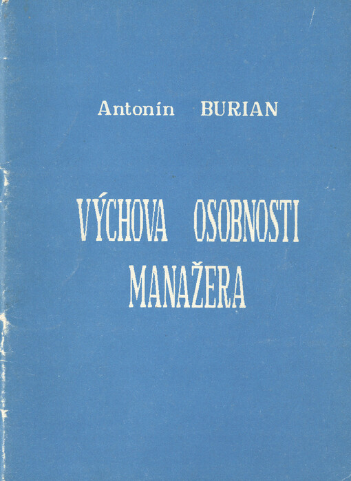 Výchova osobnosti manažera