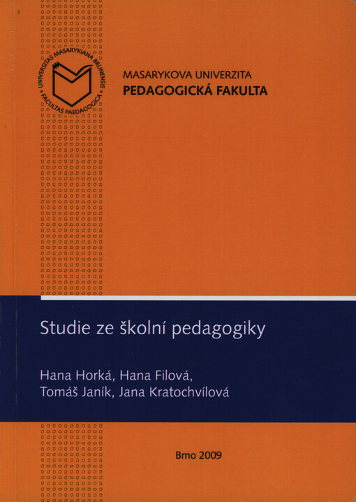 Studie ze školní pedagogiky