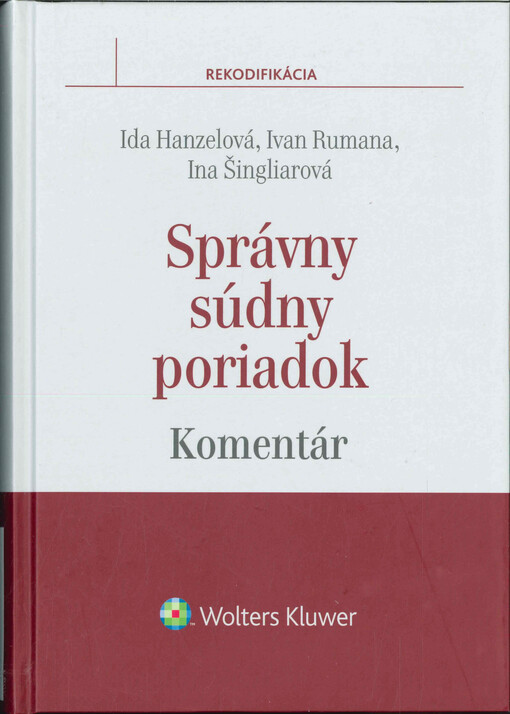 Správny súdny poriadok : komentár